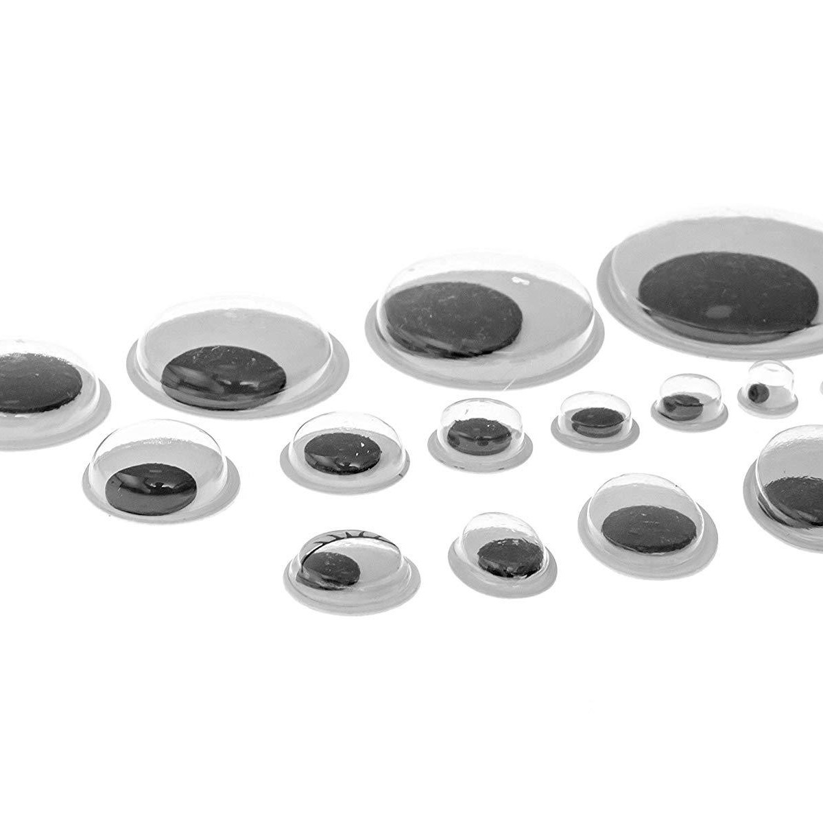 動く目 貼り付け式 動物人形の目 子供 幼稚園 手作りDIY 箱入り プラスチック製ステッカー DIY工作