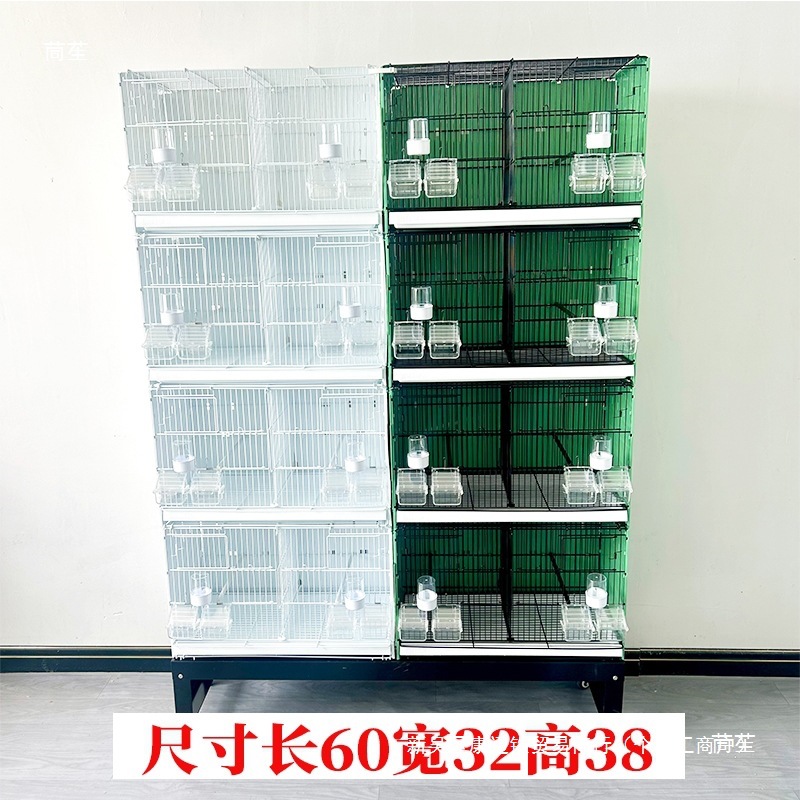 Pengcheng nueva jaula de cría de pájaros de jade canario jaula de pájaros dorados y verdes golondrinas grises gran jaula de cría de mascotas de hibisco dorado