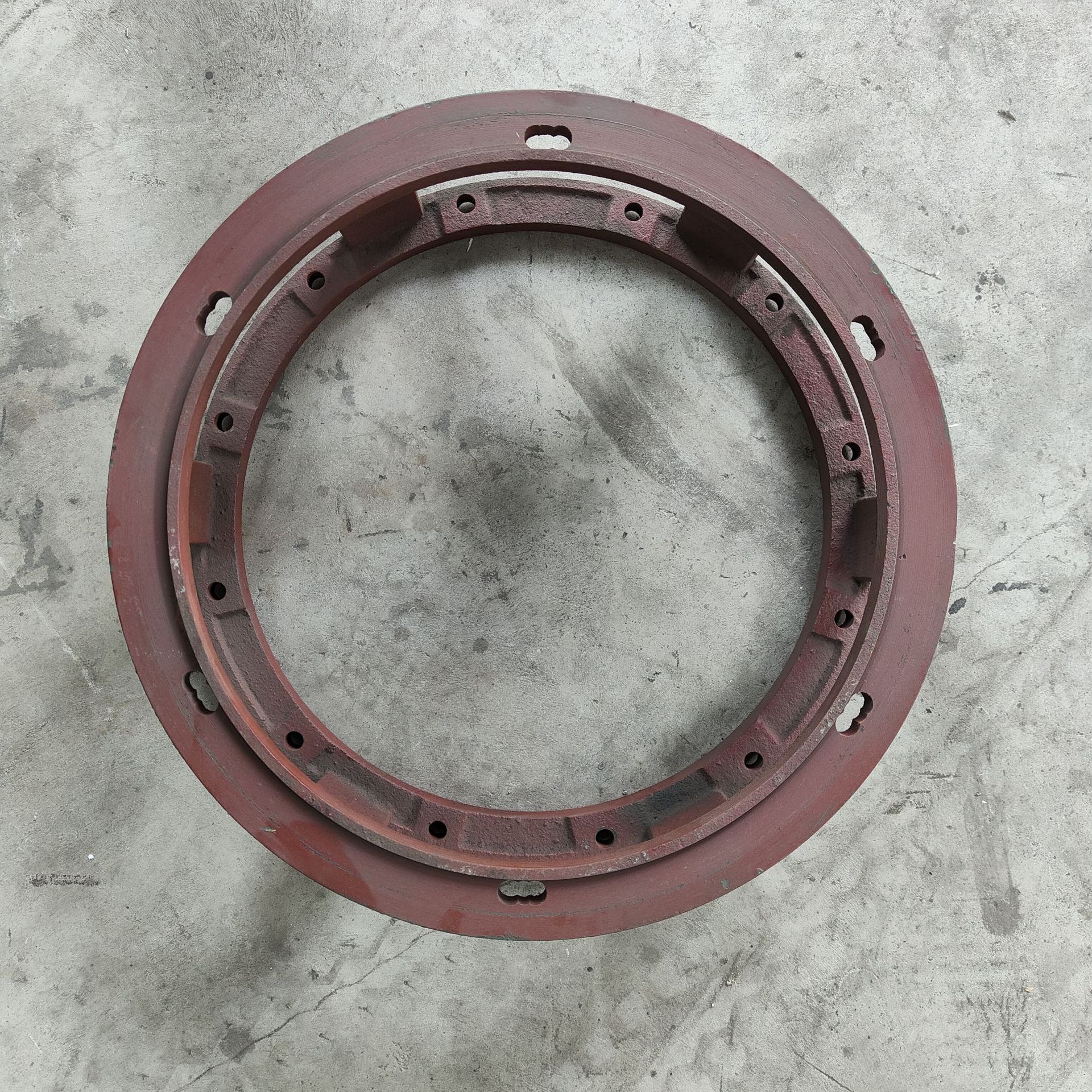 50KW发电机与发动机连接端盖喇叭口过度圈盘片风扇叶护网轴承端盖