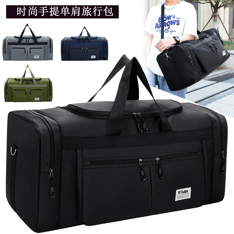 Foreign Trade Travel Bag, Foldable Sports Crossbody Bag, Extra Large Capacity Luggage Bag, Yoga Outdoor Bag, Short-Distance Storage Bag