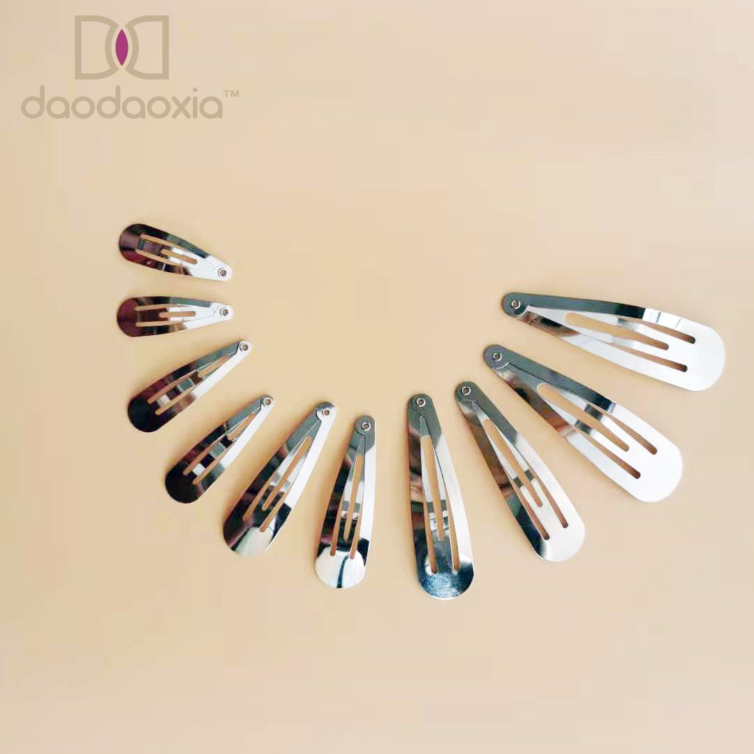 304 Stainless Steel Hairpin3-10cm Guangzhou Thickened Electroplated Water Drop BBClip Small Hairpin Handmade Diy Accessories