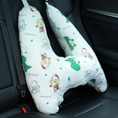 Seat belt shoulder pad – artifact car shoulder guard - superman-monster-removableupgrade-linercotton-breathable-5566cm