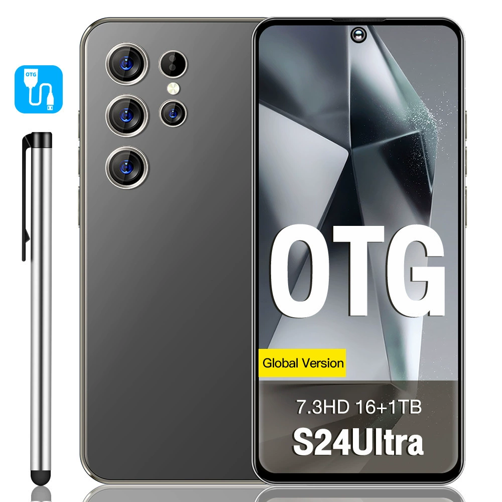Умный мобильный телефон, S24, 5G, Android, 3дюйма, 16Г