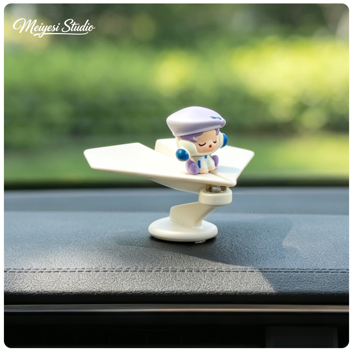 Crayón nuevo avión giratorio 2026 nuevo automóvil adorable joyería de dibujos animados decoración de curación descompresión