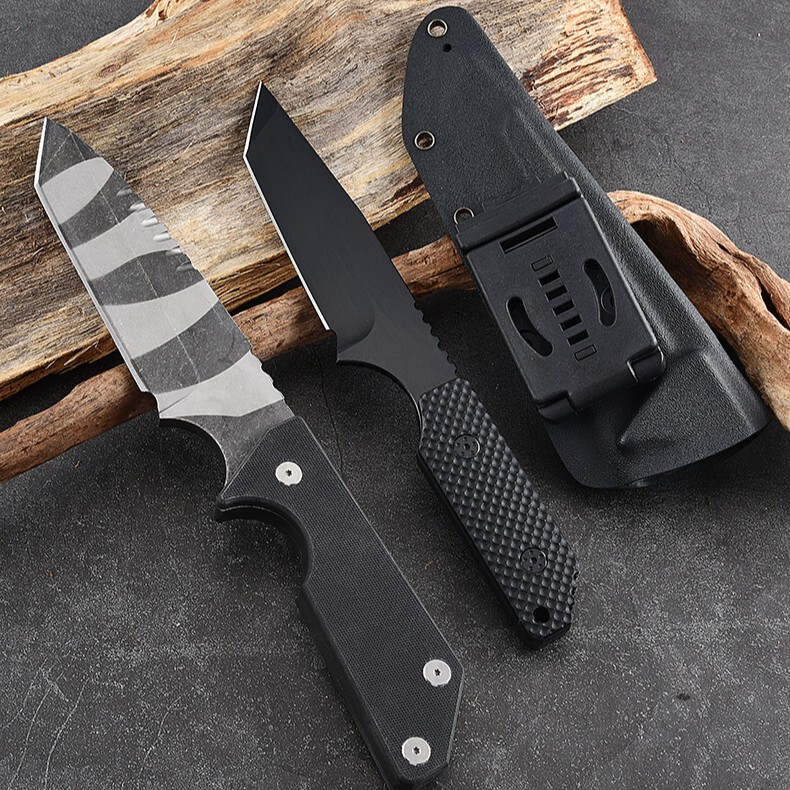 Manufacturer's Best-Selling Integrated Blade High-Hardness Self-Defense Straight Knife Outdoor Knife Camping Portable Knife Portable Fruit Knife Manufacturer's Best-Selling Integrated Blade High-Hardness Self-Defense Straight Knife Outdoor Knife Camping Portable Knife Portable Fruit Knife