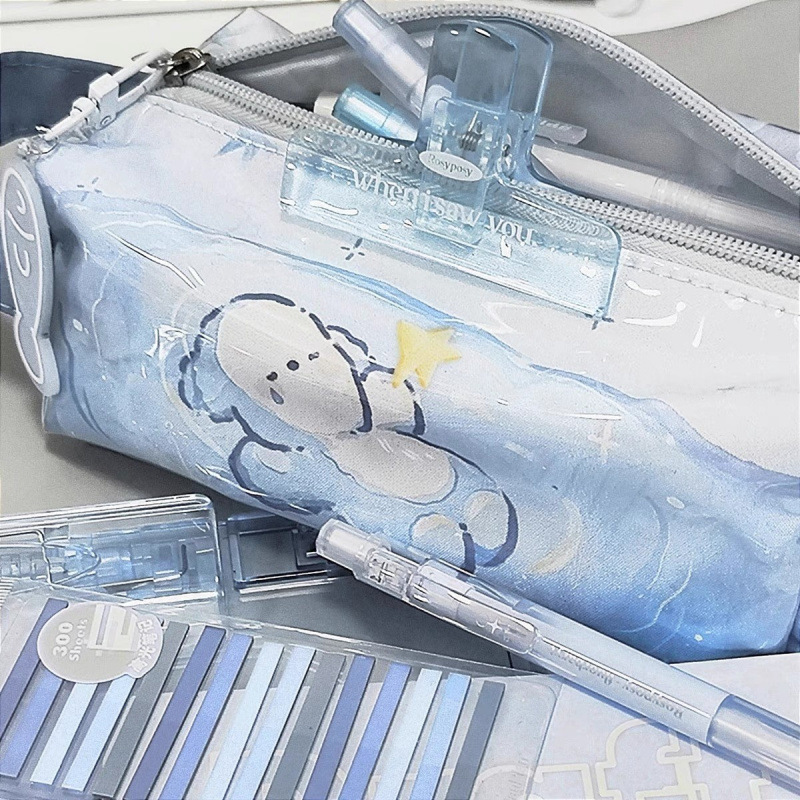 Nadar espalda bolsa de pluma de cachorro