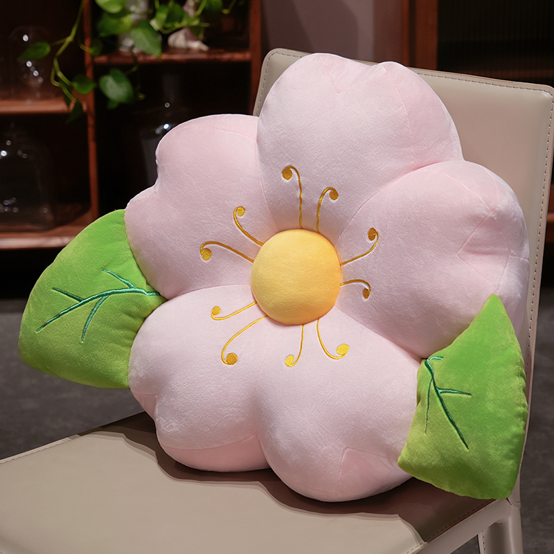 Cojín Decorativo de Flor de Cerezo Velvet de Cristal y Poliéster para Sofá y Cama image 6