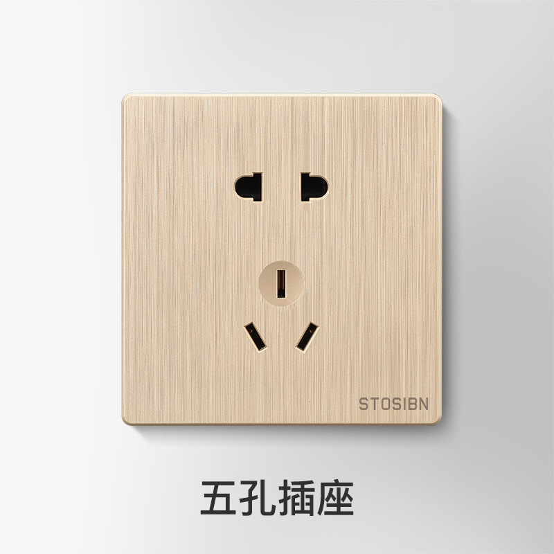 Five-hole socket (two-three socket)