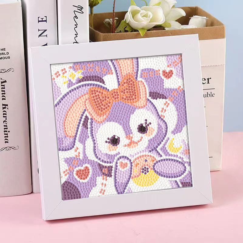 Diamante infantil DIY hecha a mano con material de marco paquete de dibujos animados Sanliou pegatinas de diamante regalo al por mayor pinturas de mampostería