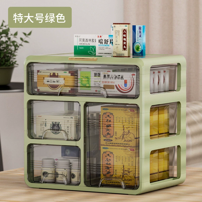 Multi-layer Medicine Box Pharmacular, Desktop Drawer Organizer, 1–4 Layers, Household