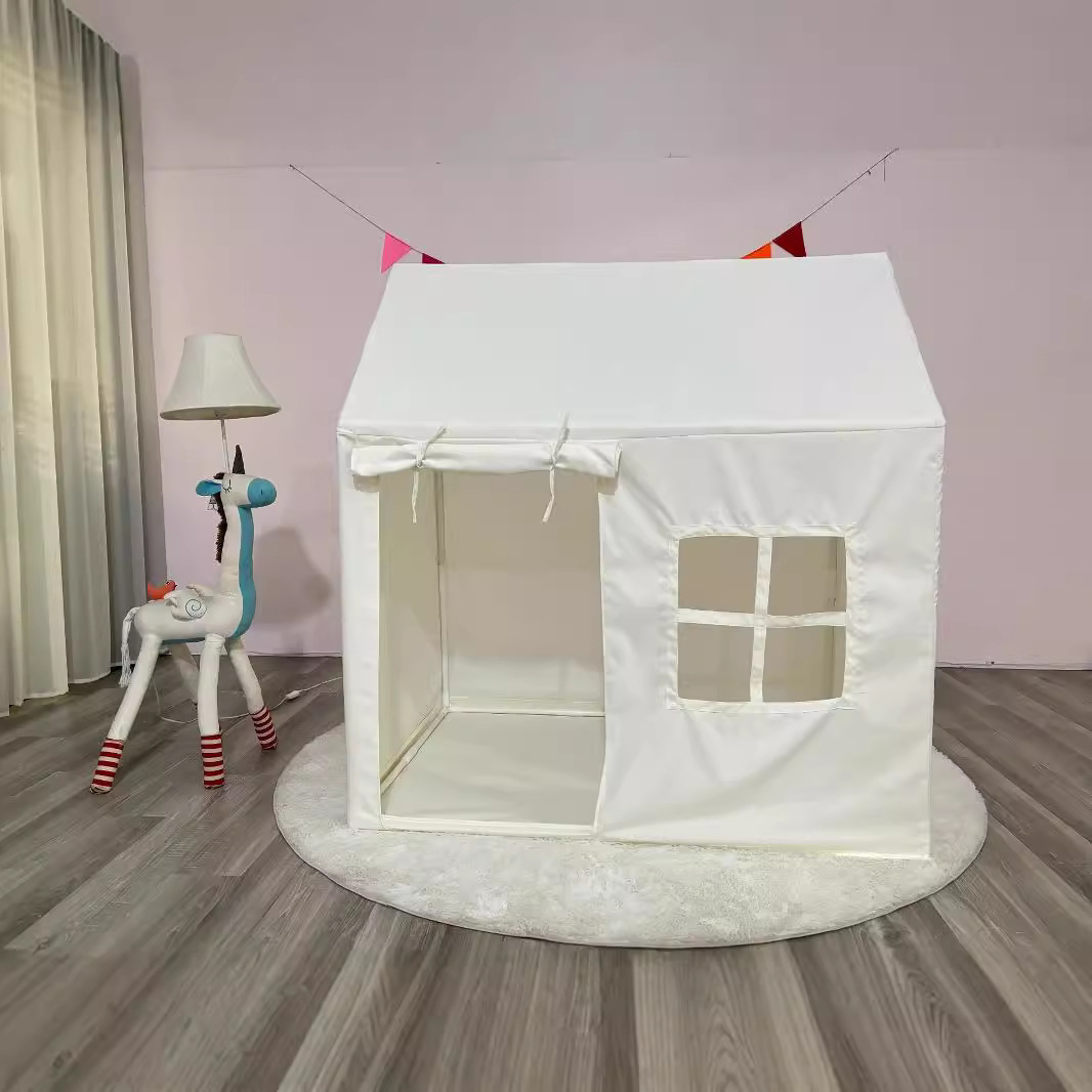 Tienda de Campaña Infantil Castillo Tela Fácil de Instalar para Interior y Dormitorio