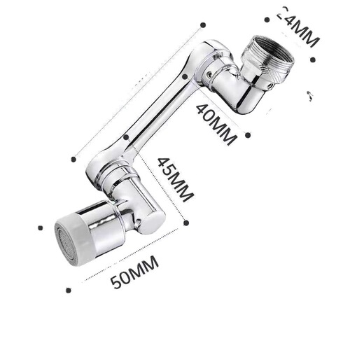 Basin universal faucet 1080 degree lift anti-splash spout bathroom face washing brush teeth rotating extension mechanical arm