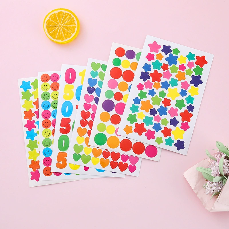 Пятно сложные пленки радуги любви diy наклейки детский сад смайлик самоклеящаяся ручная наклейка для украшения оптовая продажа