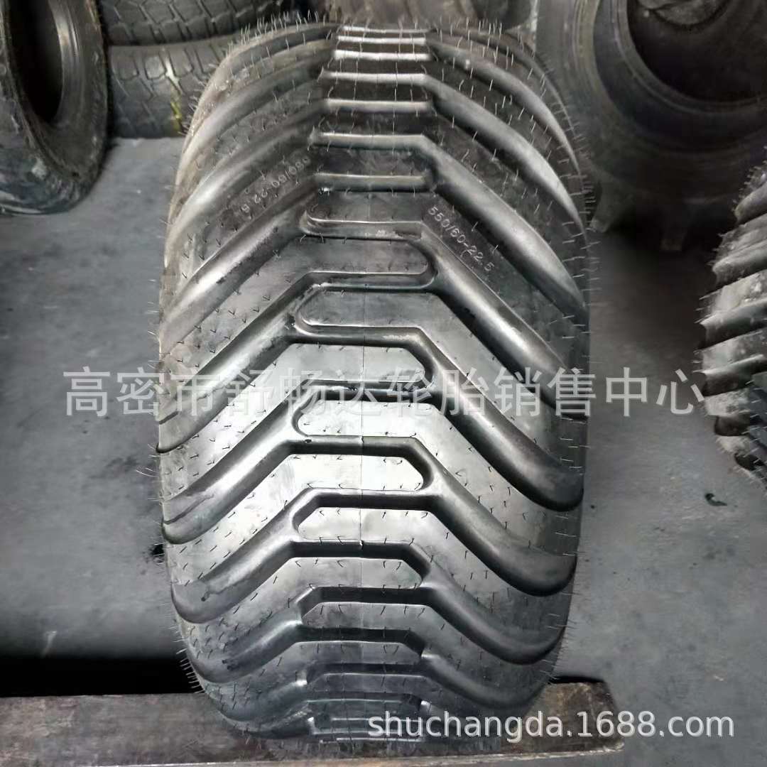现货供应 农业机械轮胎悬浮轮胎550/60-22.5捆草机轮胎现货供用