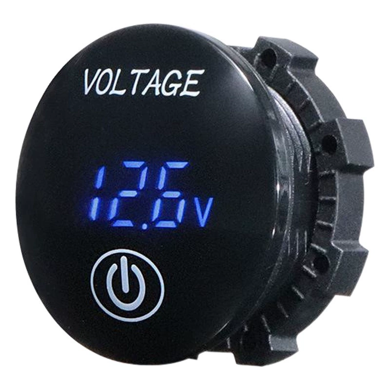 Kaiweige 5-48 В сенсорный экран вольтметр переключатель напряжения и мощности двойной дисплей для автомобиля и мотоцикла универсальный модифицированный прибор