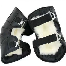 防寒保暖真冬季羊皮加厚护膝皮毛一体