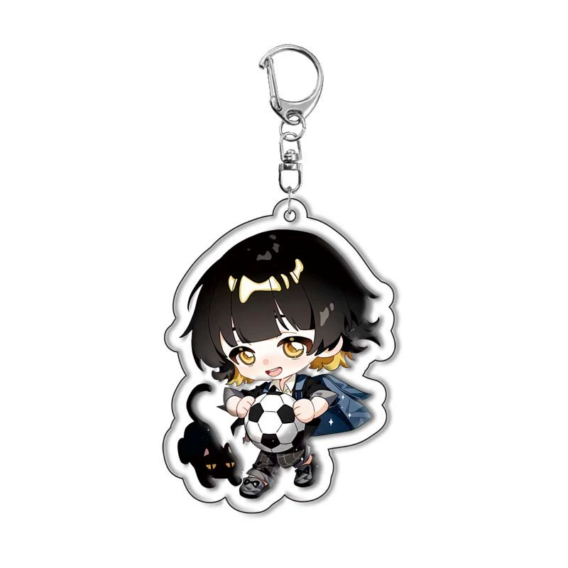 Аcrylic Keychain (Blue Lock) Chibi Character 5.5 см — кулон аниме, металлическое кольцо