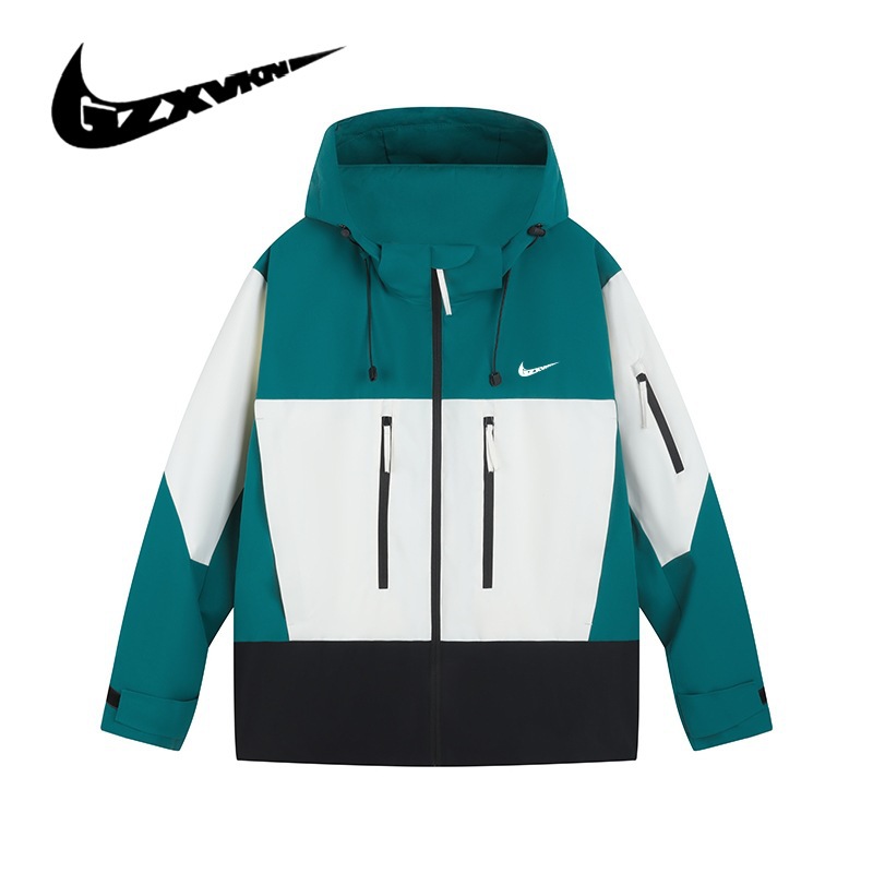 Cross-border Men's 2024 Jacket Men's Three-proof Fabric Outdoor Sports Hiking Hiking Suit Couple's Coat Women