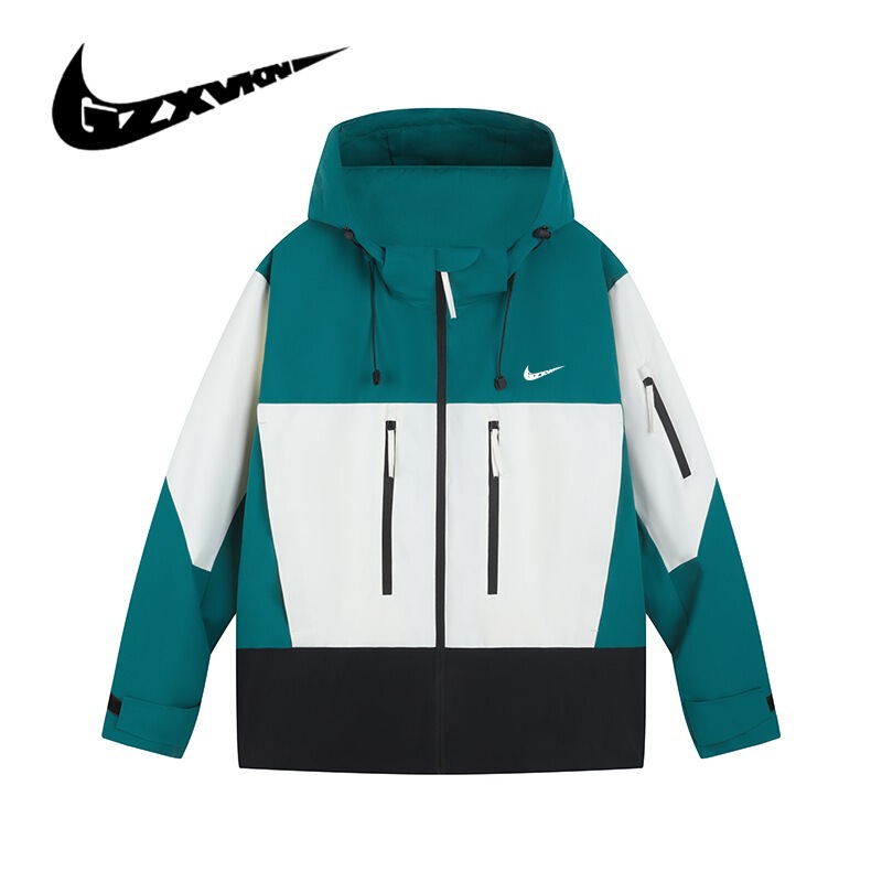 Cross-border Men's 2024 Jacket Men's Three-proof Fabric Outdoor Sports Hiking Hiking Suit Couple's Coat Women