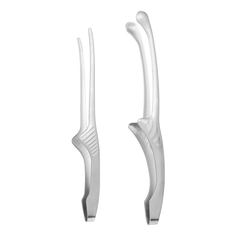 ステンレス鋼ステーキクリップ食品クリップキッチン多機能ベーキングクリップパンクリップバーベキューバーベキュークリップ火傷防止クリップ