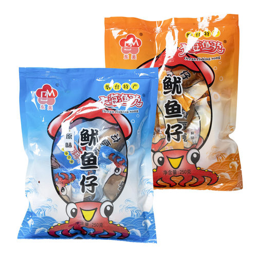 Spicy and Spicy Squidlets with Seeds Full-seeded Squid Dried Inkfishlets Ready-to-eat Seafood Snack Ready-to-eat Snack Leisure Food