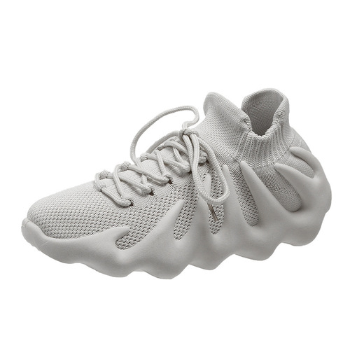 2024 New Flying Weave Octopus Casual Sports Shoes Korean Style Trendy Couple Shoes Breathable Volcano Socks Men's and Women's Shoes