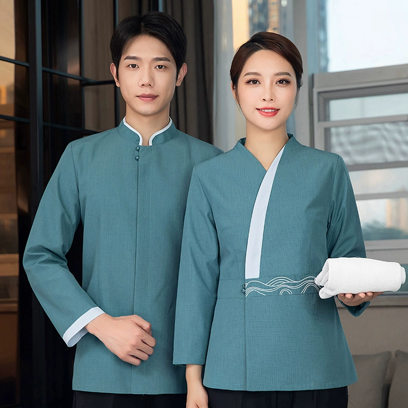 Белье для чистки одежды с длинными рукавами осенне-зимняя одежда Отель Гостевой номер Инструменты PA тетя уборка уборщик полов