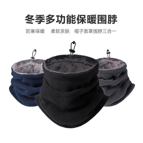 Yingbo Hot Sale Winter Outdoor Cycling Scarf, Thick Fleece Warm Neck Gaiter, Windproof and Dustproof Face Mask, Fleece Neck Cover