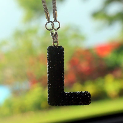 Car hanging – Love Bear Car Pendant Car - l-letter-car-pendant-black