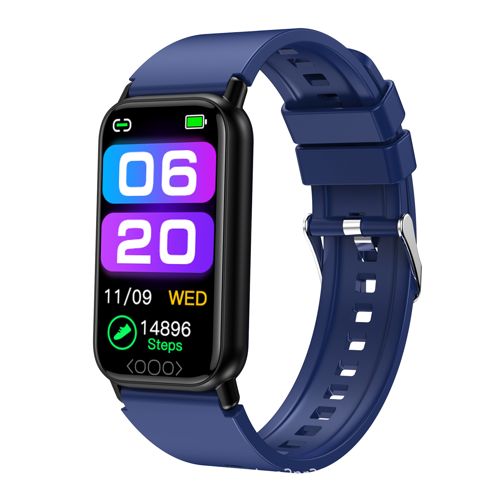 Nuevo pulsera transfronteriza TK72 monitoreo de glucosa en sangre, presión arterial, ácido úrico, frecuencia cardíaca, sueño, movimiento múltiple, reloj inteligente