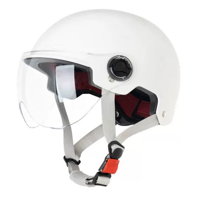 Motosiklet kaskı (dəbilqə): Windproof All-Season Electric Vehicle Half