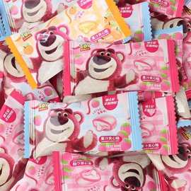 迪士.尼果汁夹心硬糖结婚婚庆喜糖宝宝生日满月伴手休闲糖果批发