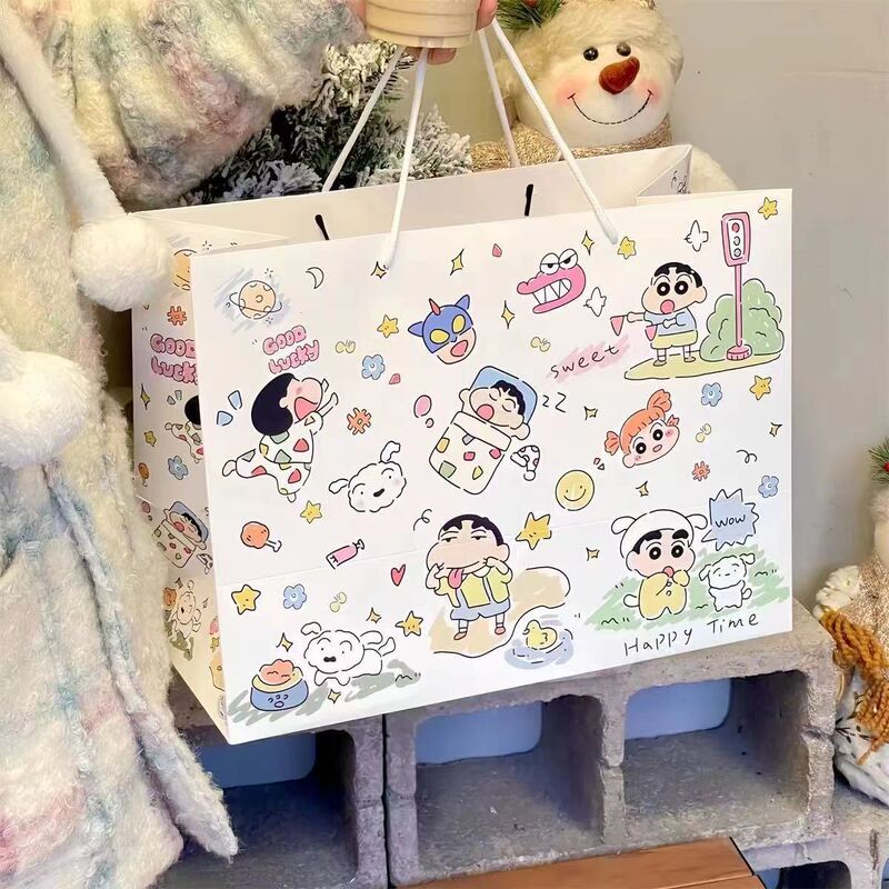 Crayon Small New Cartoon Creative Gift Bag High Color Value Large Capacity Handbag Holiday Gift Delicate Small Package