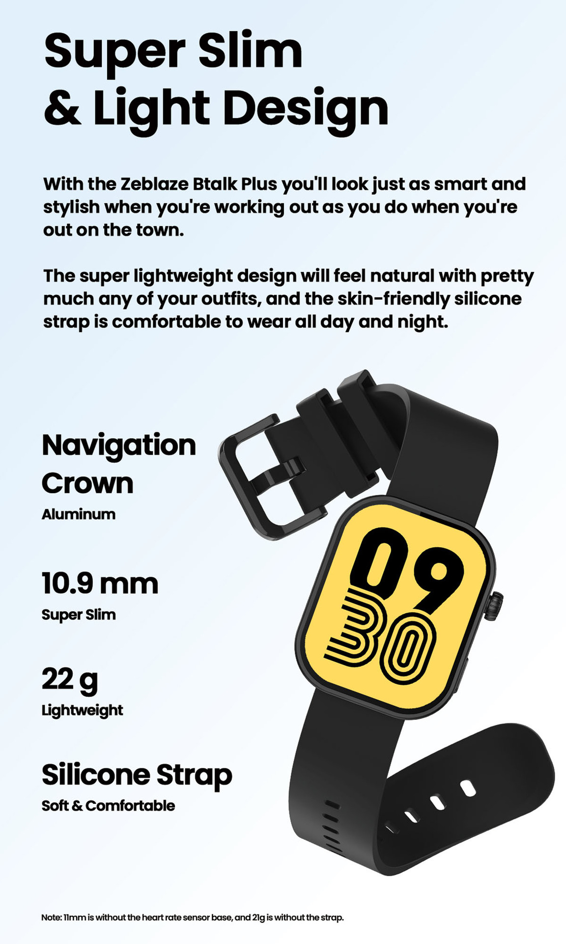 Zeblaze Btalk Plus Smartwatch Color Silver