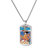 Dragon Ball Z Saayan титановая сталь военный бренд Sun Wufan Sun Wukong Beggita из нержавеющей стали цветное принт собачье колье