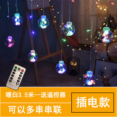 LED ナイトライトリビングルームカーテンライトナイトマーケットライトソーラーライトストリングライトカラフルな装飾ライトホリデーライト|undefined