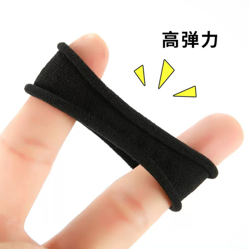 Hair tie for women, Korean version, high elasticity, durable, stylish black rubber band for ponytail, does not damage hair.