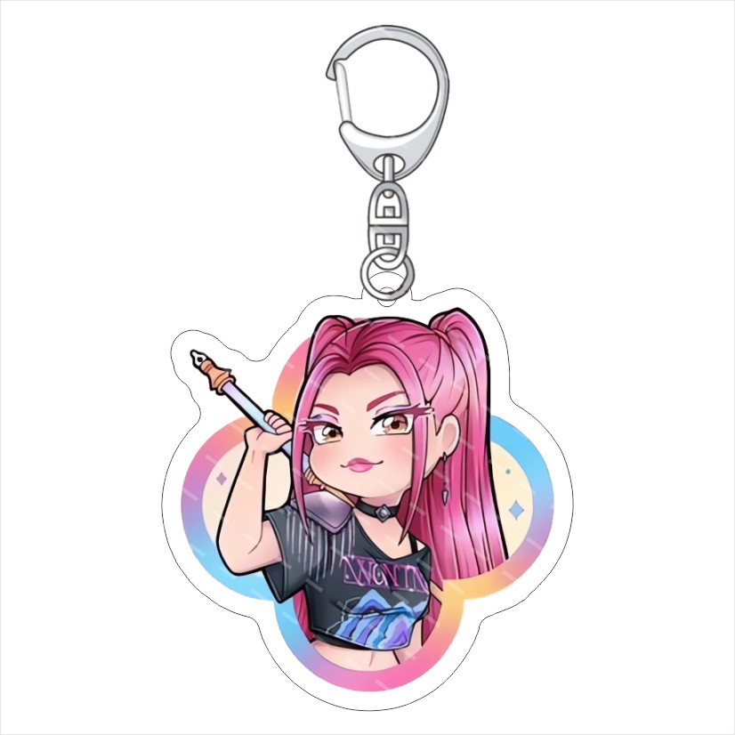 K-POP: Caza Brujas Colgante acrílico KPop Demon Hunters Keychain acrílico
