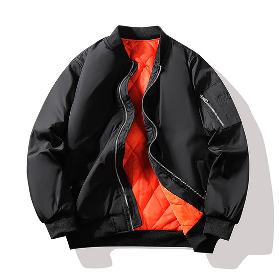 Spring Autumn Winter Cross-border Tide Brand MA1 Air Force Aviator Jacket Baseball Suit Jacket Men's cotton and thickening Overalls Cotton-padded Coat