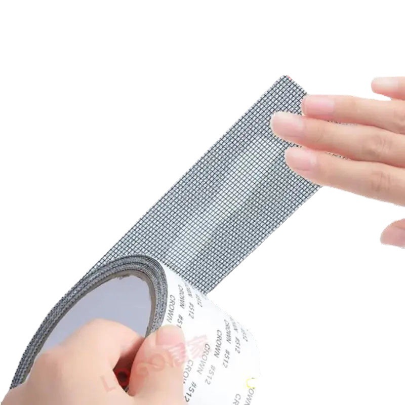 Ventana de pantalla reparación subsidio parche de agujero Ventana de arena reparación de fugas cinta de reparación de gasa Velcro autoadhesivo parche antimosquitos parche