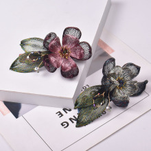 优妮手工国风头饰铜丝发卡发饰弹簧韩国ins风格原创饰品蝴蝶结