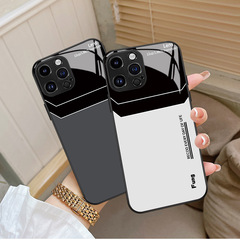 Phone case for Apple iPhone 15, protective cover for iPhone 14, glass shell suitable for domestic phones, applicable to Xiaomi 13 and Huawei P9, wholesale