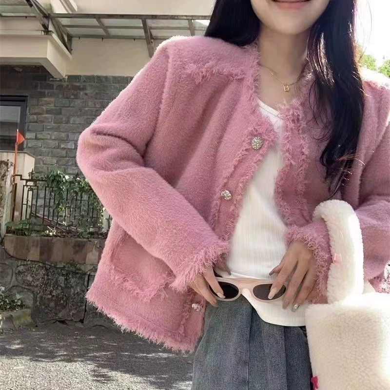 Tide, autumn demi-season design jacket, Chanel style, trend of season, bright catchy style, Korean style, loose fit