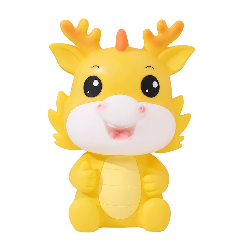 Cartoon big piggy bank, fall protection, Birthday gift