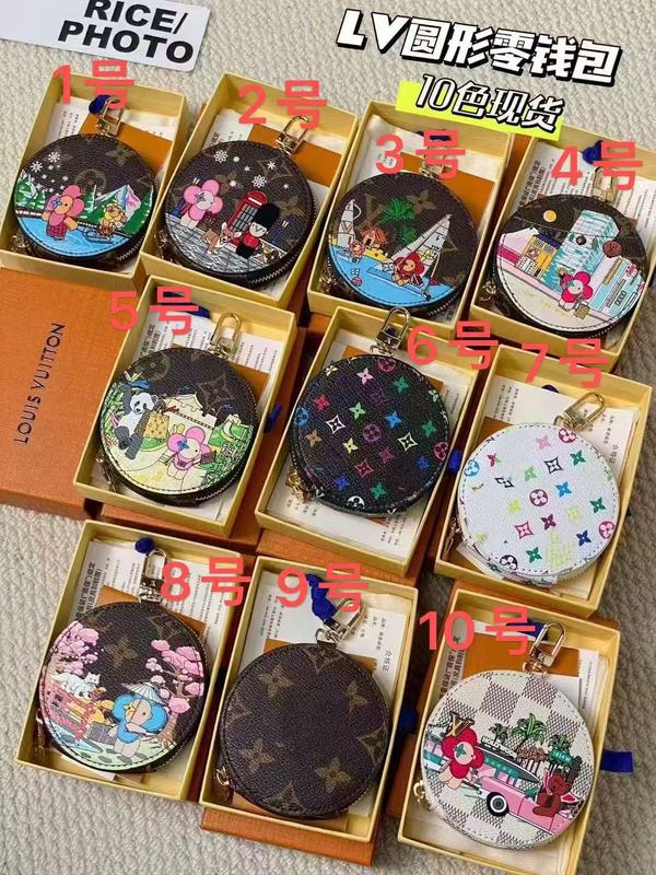 驴牌老花圆饼包挂件小圆包圆型包包挂钩零钱耳机包钥匙包|undefined