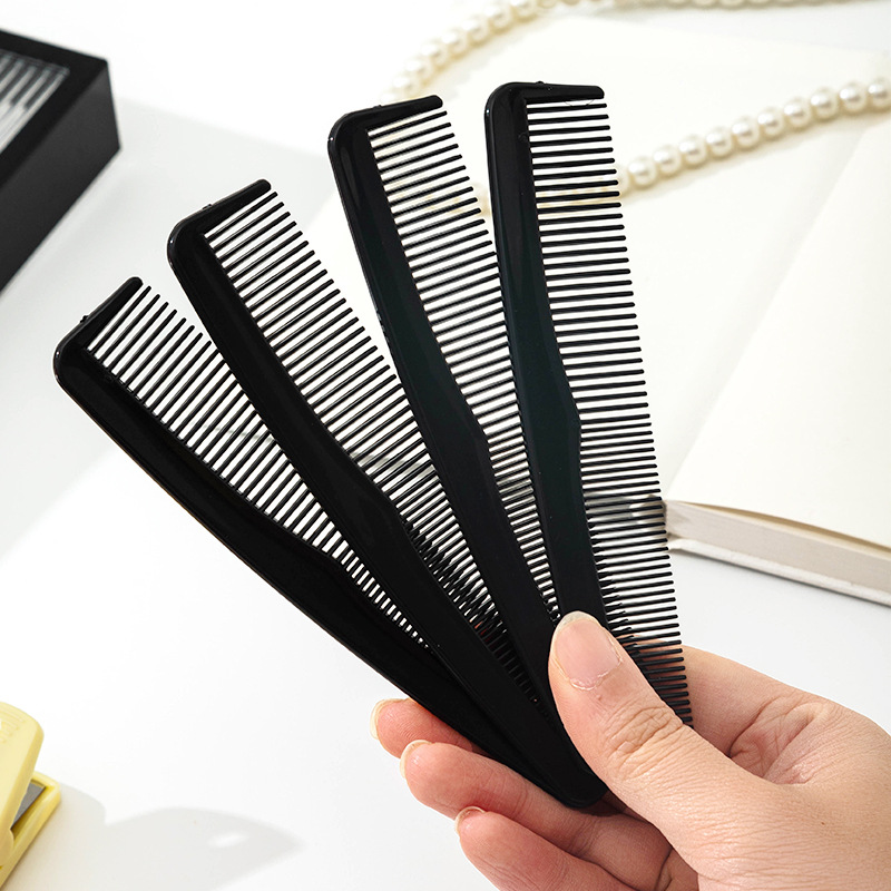 Peine de Doble Diente de Plástico, Portátil para Cabello Largo y Uso Doméstico