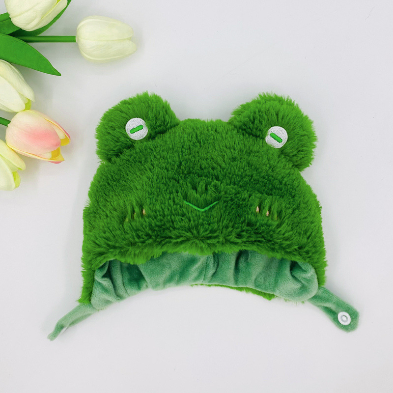 20cm lindo animal de dibujos animados sombrero de la muñeca de algodón sombrero de cerdo Rosa sombrero pequeño Castor muñeca Ropa Accesorios