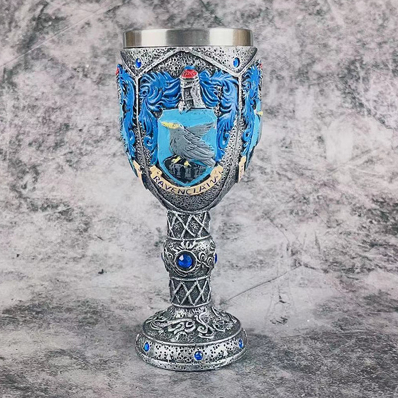 Creativo película periférica Hogworth y llama taza modelo recuerdo colección decoración Gryffin retro taza