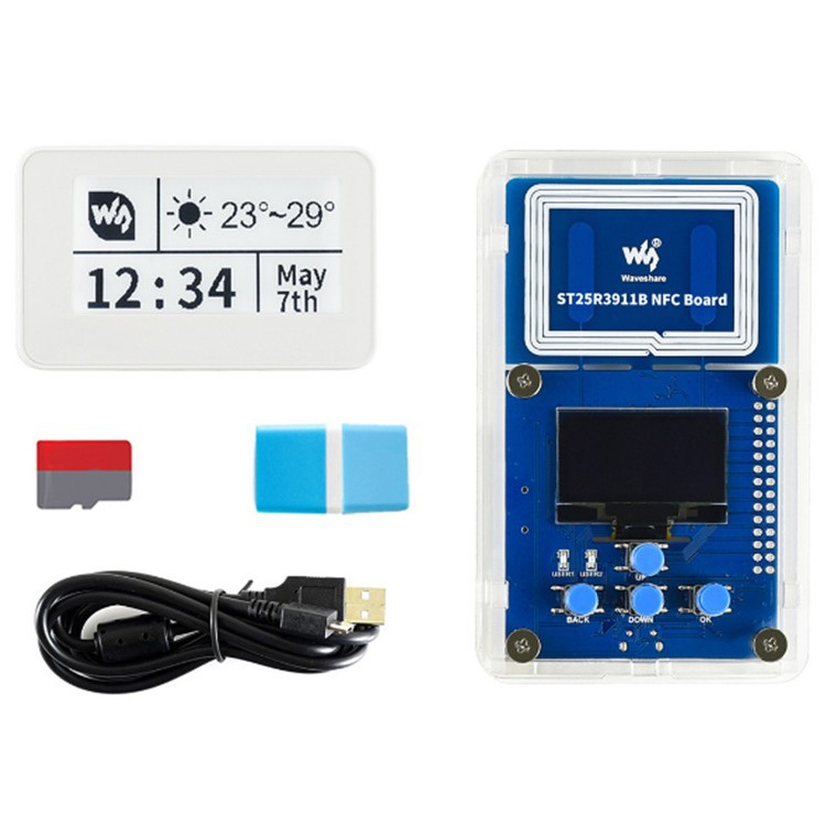 微雪 2.13寸无源NFC电子墨水屏评估套件 无须电池 无线供电&刷图