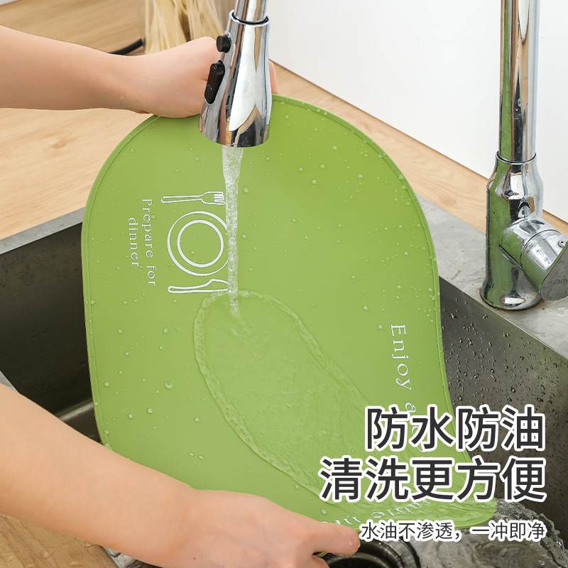 어린이 실리콘 Placemat 아기 초등학교 학생 테이블 매트 방수 및 내유성 접이식 식사 점심 식탁보 미끄럼 방지